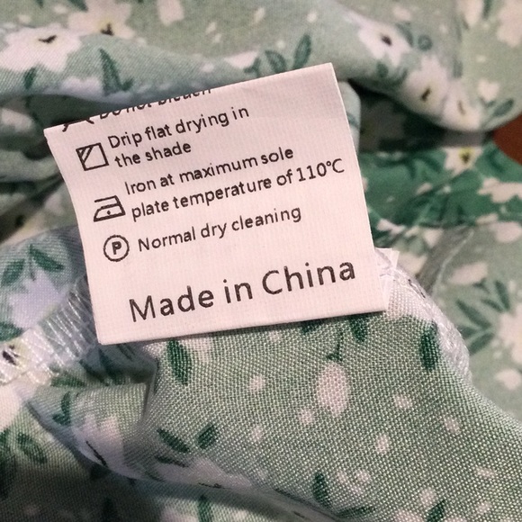 Deep Self Floral One Shoulder Smocked A-line Midi Dress Size M - Picture 13 of 16